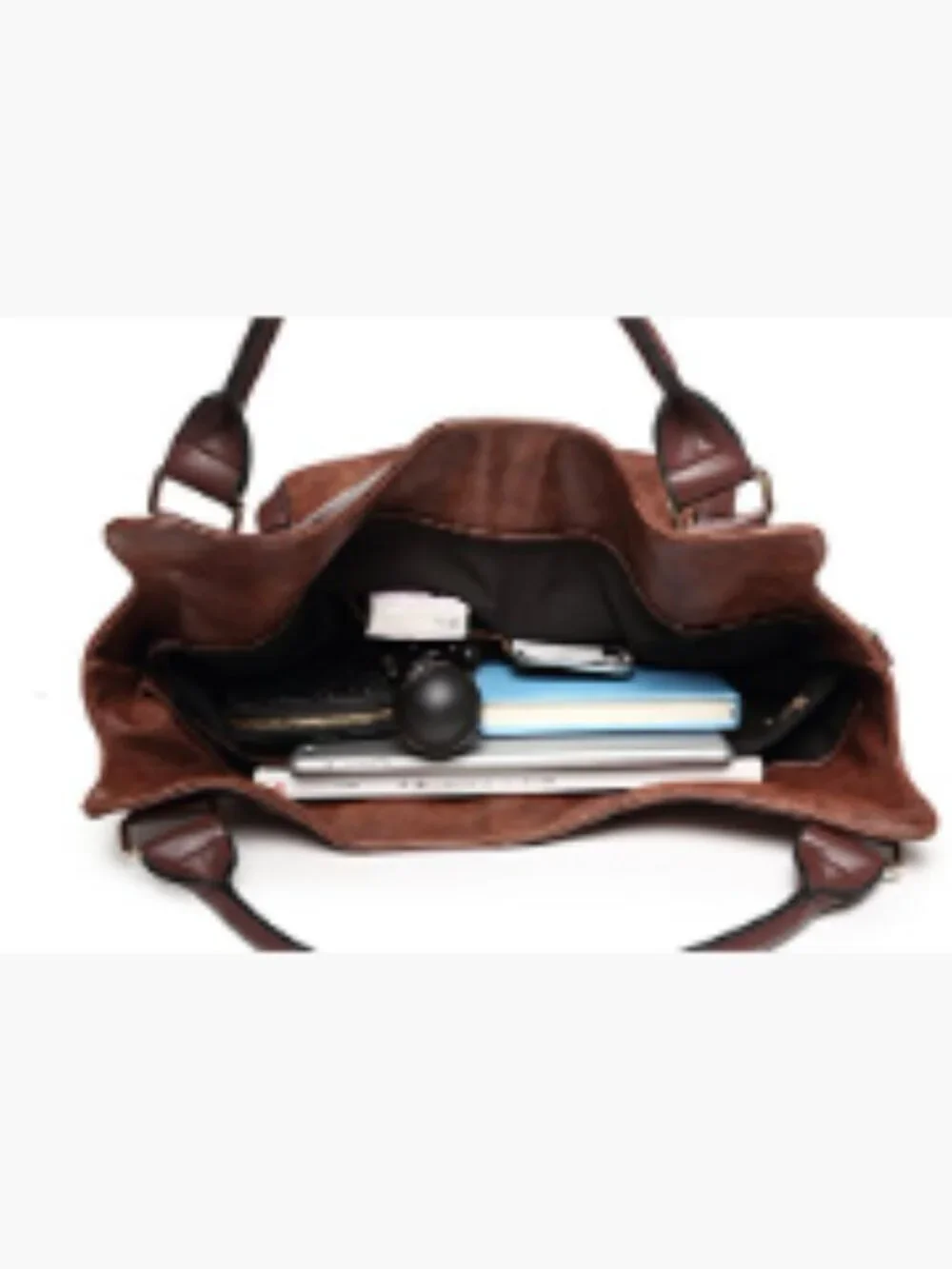 PU Leather Hobo Tote Bag with Adjustable Shoulder Strap
